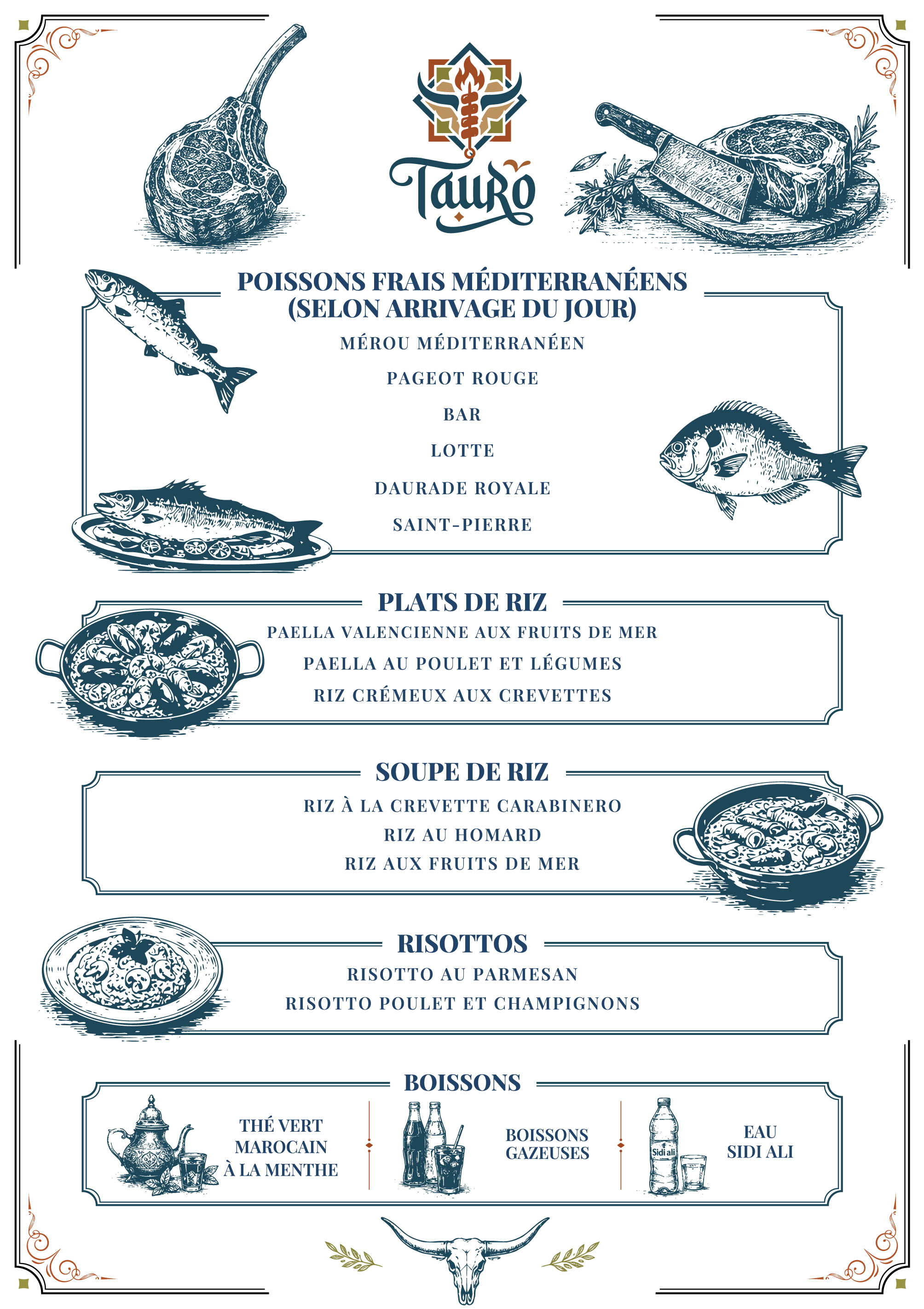 Page 3 du menu - Cliquer pour zoomer
